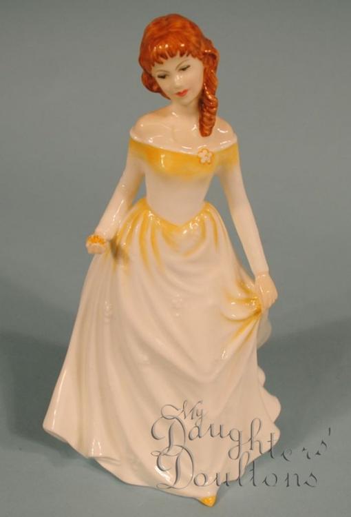 royal doulton figurines yellow dress Royal Doulton Amber HN 4125 – My Daughters' Doultons