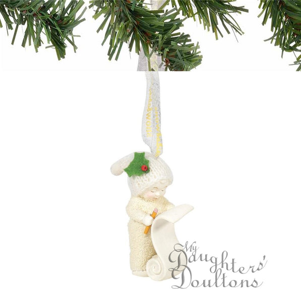 Making the List ornament  6005783