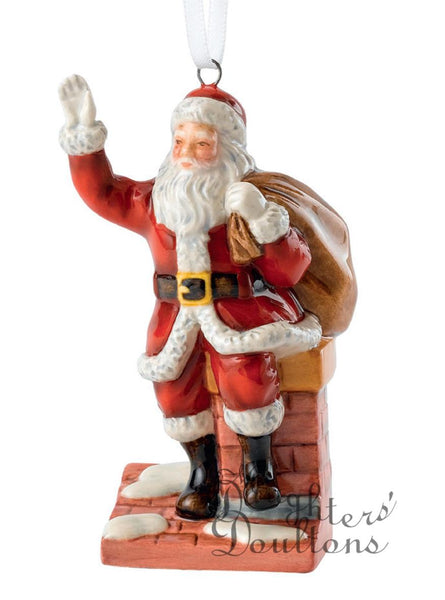 Santa on Chimney     HN 5863