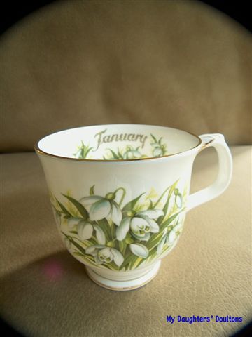 Royal Albert - Flower of the Month Snowdrop January - Teacup